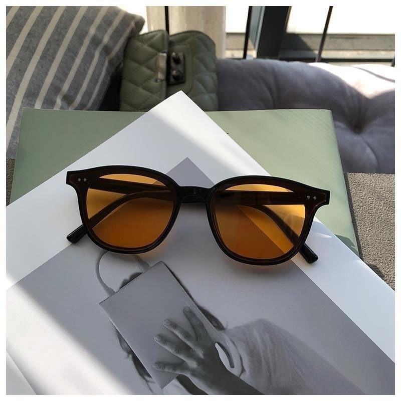 88flix Korean sunglasses for women brown lenses, small face, UV