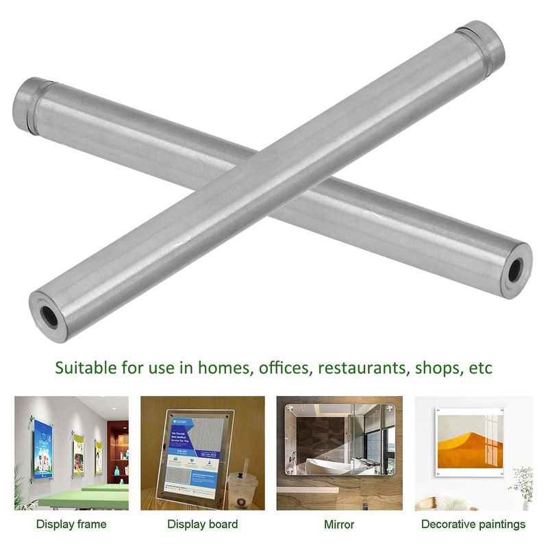 12PCS Standoff Screws Advertising Nails Stainless Steel Sign Holder Screw
