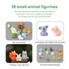 Aikeis 30 Pieces Mini Animals Resin Mini Home Decoration DIY