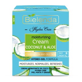 Hydra Care Coconut and Aloe Moisturizing Light Cream for Combination Skin Bielenda