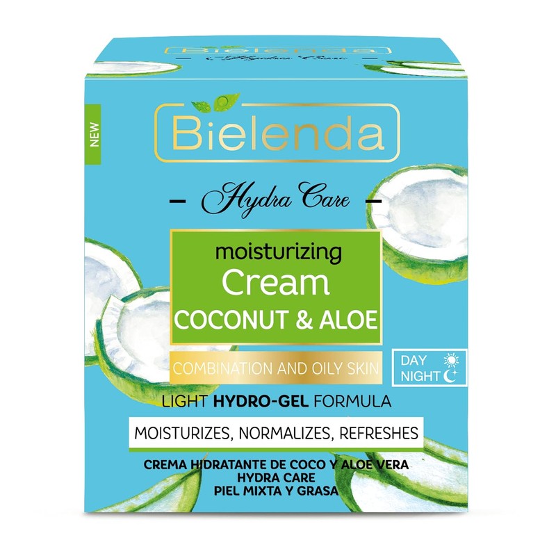 Hydra Care Coconut and Aloe Moisturizing Light Cream for Combination