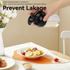 HERCHR Salad Dressing Shaker 200ml with Pour Spout Mixer Measure