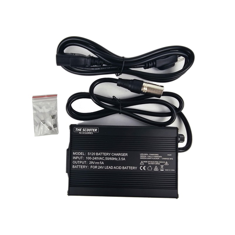 24V 5A Lead Acid Battery Charger for Mobility Scooters