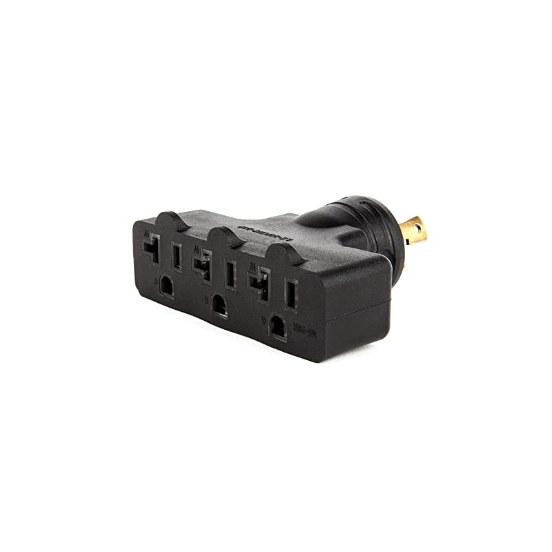 Westinghouse 301514A Generator Plug Adapter, 30A 120V L5-30P to (3x)
