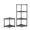 bimiti 6-Tier Kitchen Corner Shelf Triangular Corner Pot Rack Storage
