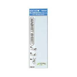 Nakabayashi MGS-101-W Magnetic Sheet, 3.9 x 11.8 x 0.03 inches (100 x 300 x 0.8 mm), White (Office Supplies)