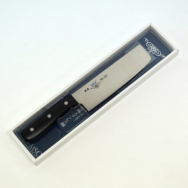正広 家庭用ステンレス包丁 MSC MS-500 薄刃型 160mm 11034