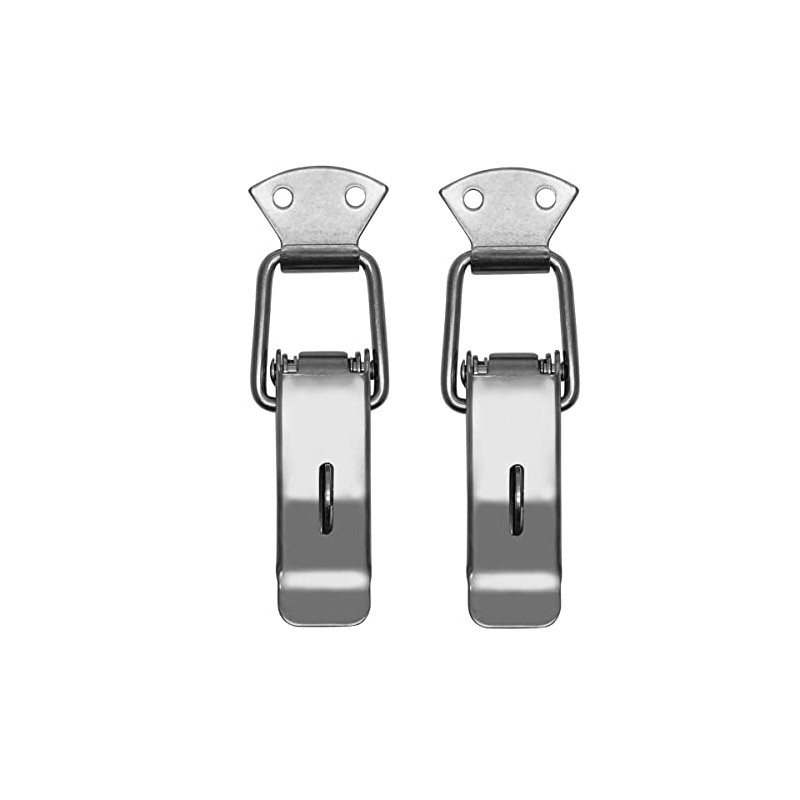 Soul-Cats Pack of 2 Stainless Steel Lockable Snap Lock Box