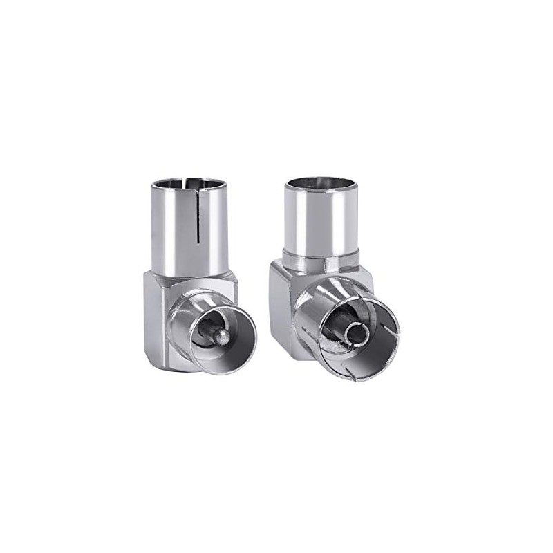 POPPSTAR 2 x Antenna Angle Adaptor (90 Degree Angled) (IEC