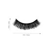 ORFOFE 10 Pairs Fluffy False Lashes Curly Natural Full Length