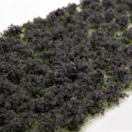 Huge Miniatures Flower Tufts, Black Huge Minis – 100 Self-Adhesive Grass Tufts