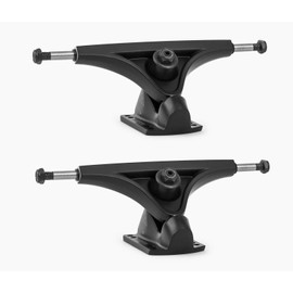 Bear Trucks Gen 6 Grizzly Longboard Trucks, Black, 130mm 50° - 83a White Bushing