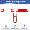 RT-TCZ for Wrangler JL Dash Trim Cover Red, Gear Shift