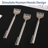 DOETYD 2 Pack Stainless Steel Back Scratcher, Telescopic Back Scratch,