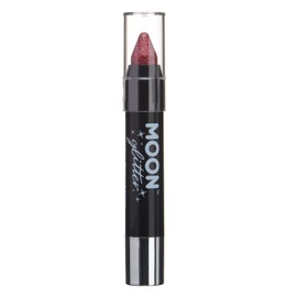 Moon Glitter Holographic Glitter Paint Pen / Body Chalk Make-Up for Face and Body 3.5 g Red