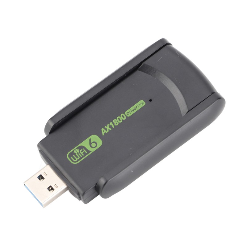 WiFi 6 Adapter USB3.0 2.4GHZ to 5.0GHZ AX1800Mbps MU MIMO