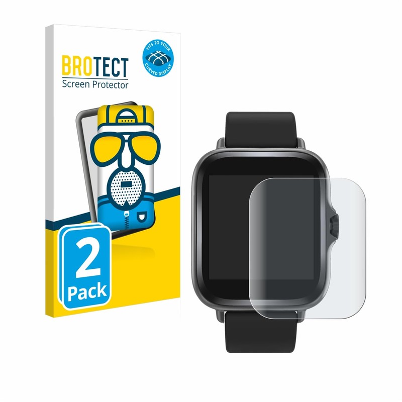 brotect 3D Curved Screen Protector Matte compatible with Denver SWC-156