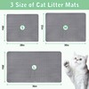 Apatal Cat Litter Mat 28" x 20" Waterproof Rubber Litter