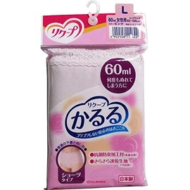 Ricoup Karuru Shorts Type, Pink, S-M, Water Absorption, 2.0 fl oz (60 ml), Urine Absorption Pants