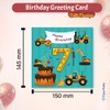 Papa Prints 7th Birthday Card Boy (145 x 150 mm)
