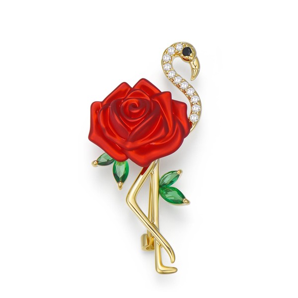 Soumimi Animal Brooches for Women, Rhinestone Animal Brooch, Cute Pin