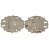 Breiter Dirndl Buckle Clasp, Traditional Apron Clasp, Metal with Flower,