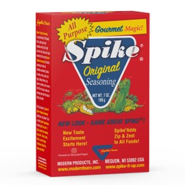 Spike Original All-Purpose Seasoning Salt, Herb, Veggie & Spice Blend – MSG-Free Seasonings & Spices, 7 Oz
