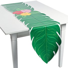 Luau Leaf Table Runner - Party Supplies - 1 Piece
