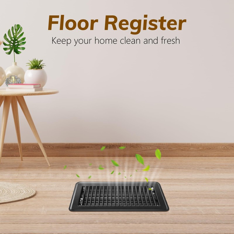 Floor Vents Floor Registers 4x10 Inch, Heavy Duty Metal Hot