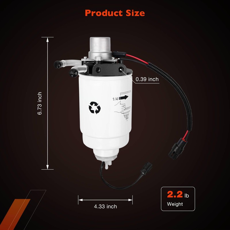 6.6L LB7 Duramax Fuel Filter Housing Fit for 2001-2004 Chevy