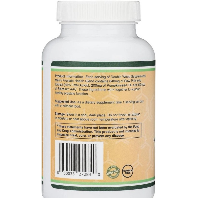 Double Wood Prostate Support (Expires: 06/2025)