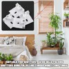 Wonderjune 6 Pcs Mount Bracket Holder for Pleated Cellular Shades