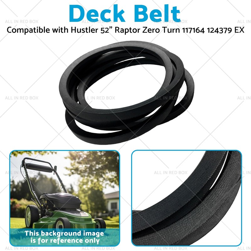 MAX COOL Mower Deck Belt Replacement Suitable for Hustler 52"
