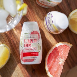 Young Living YL Vitality Drops - Grapefruit Bergamot Flavor, 3 pk - Hydration Boost for Workouts - Sports Nutrition Electrolyte Replacement Drink - Sugar-Free