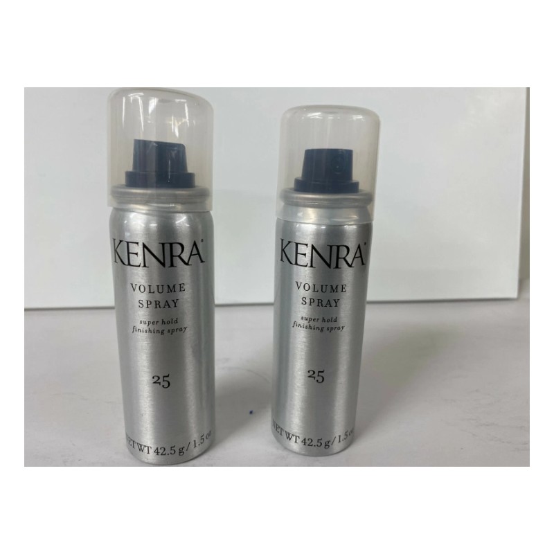 2 X Kenra #25 Volume Super Hold Finishing Hair Spray
