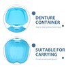 SUPVOX Denture Box Orthodontic Denture Box Teeth Storage Box Case