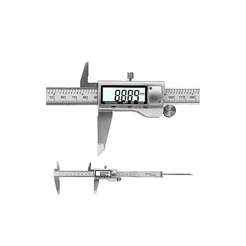 iTech-Smart Electronic Digital Vernier Caliper - 200mm 8-inch Extra-Large LCD