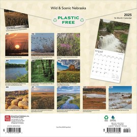BrownTrout, Nebraska Wild and Scenic 2025 Wall Calendar