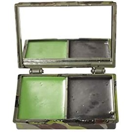 Mil-Tec Tarnschminkset 2 Farben mit Spiegel Woodland