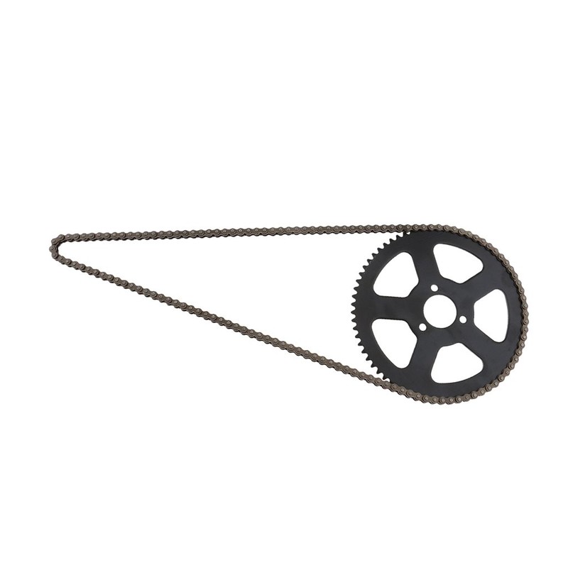 Sharplace 25H 68 Tooth Rear Sprocket + Chain 49cc 2