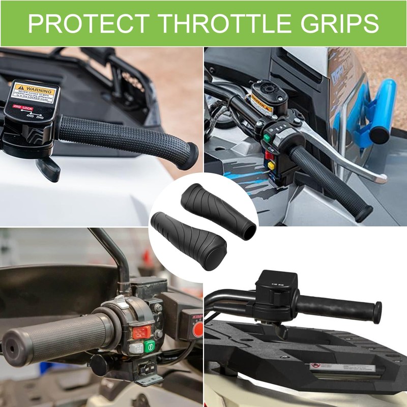 JERBOR 2PCS Handlebar Grips for Arctic Cat ATV High Performance