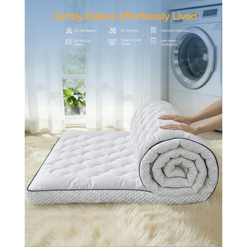 3 Inch Queen Mattress Topper, Extra Thick Memory Foam Mattress