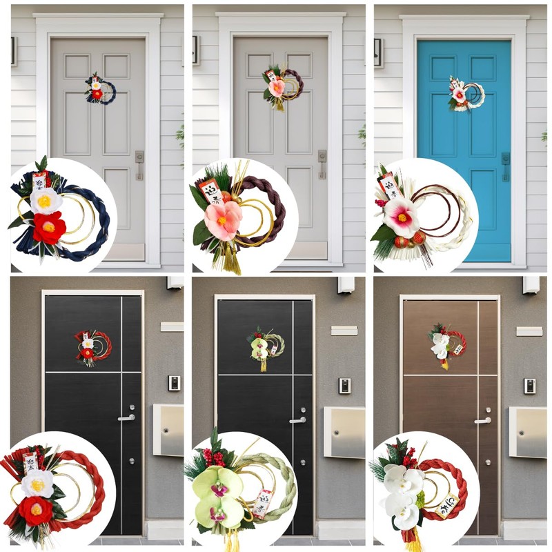Hideshime MD-33A Shime Rope, Stylish, New Year Decoration, Modern Wreath