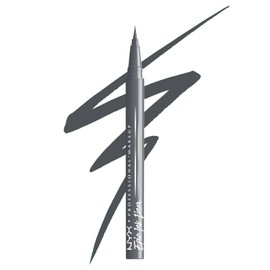 NYX Professional Makeup, Epic Ink Liner Matte, Tono Stone Washed, Delineador Líquido de Ojos a Prueba de Agua por 24 Horas, Ultra Pigmentado Preciso y de Larga Duración, Fórmula Vegana, 1 ml