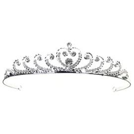 Charming Tiara Headband of Sparkling Crystal Rhinestone for Flower Girl, Communion or Other Special Events #90A7cs