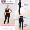 InstantFigure Power Plus Size Mesh Hi-Waist Leggings 180PL028C Black /