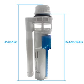 Toilet Flush Valves 2-Inch Dual Flush Valve Replacement Kit for 2-Piece Toilet Tank Compatible with TOTO THU435 THU224 Flush Valve(2-Piece Toilet 10.8" Height)