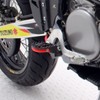 ディーアールシー(DRC) RMX250S, DR-Z400S/SM…etc モタードフットペグ 前後幅約50mm 安定ライディング 交換式ペグスライダー クロモリ鋼 高強度 高耐久