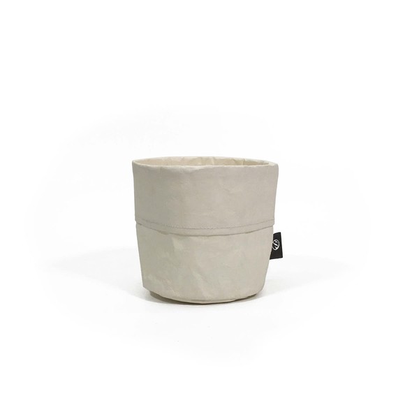 Yamazen Y-S PP-PCS-P-WH Planter Cover, House Plants, Can Store No. 3 to 4 Pots, Kraft Paper, Simple, Interior, White