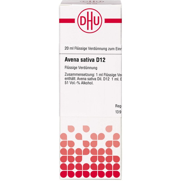 DHU Avena Sativa D12 Dilution, 20 ml Solution